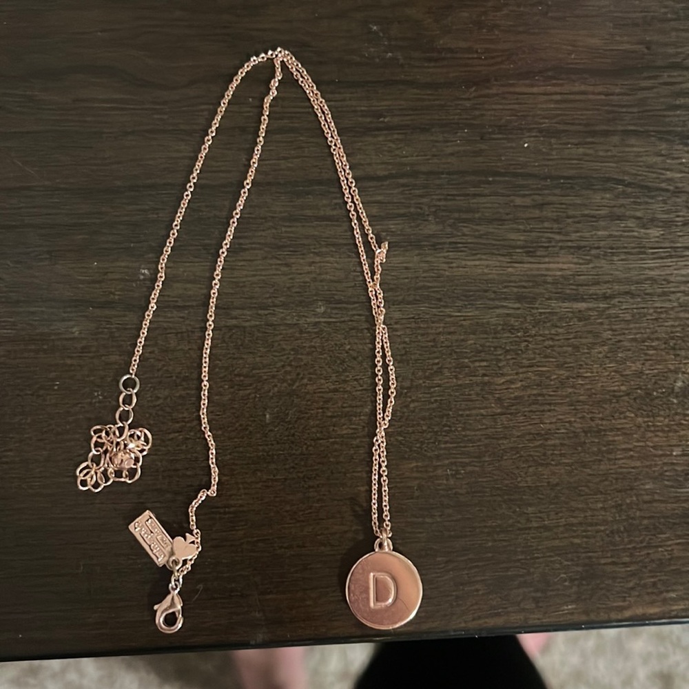 Kate spade “D” necklace